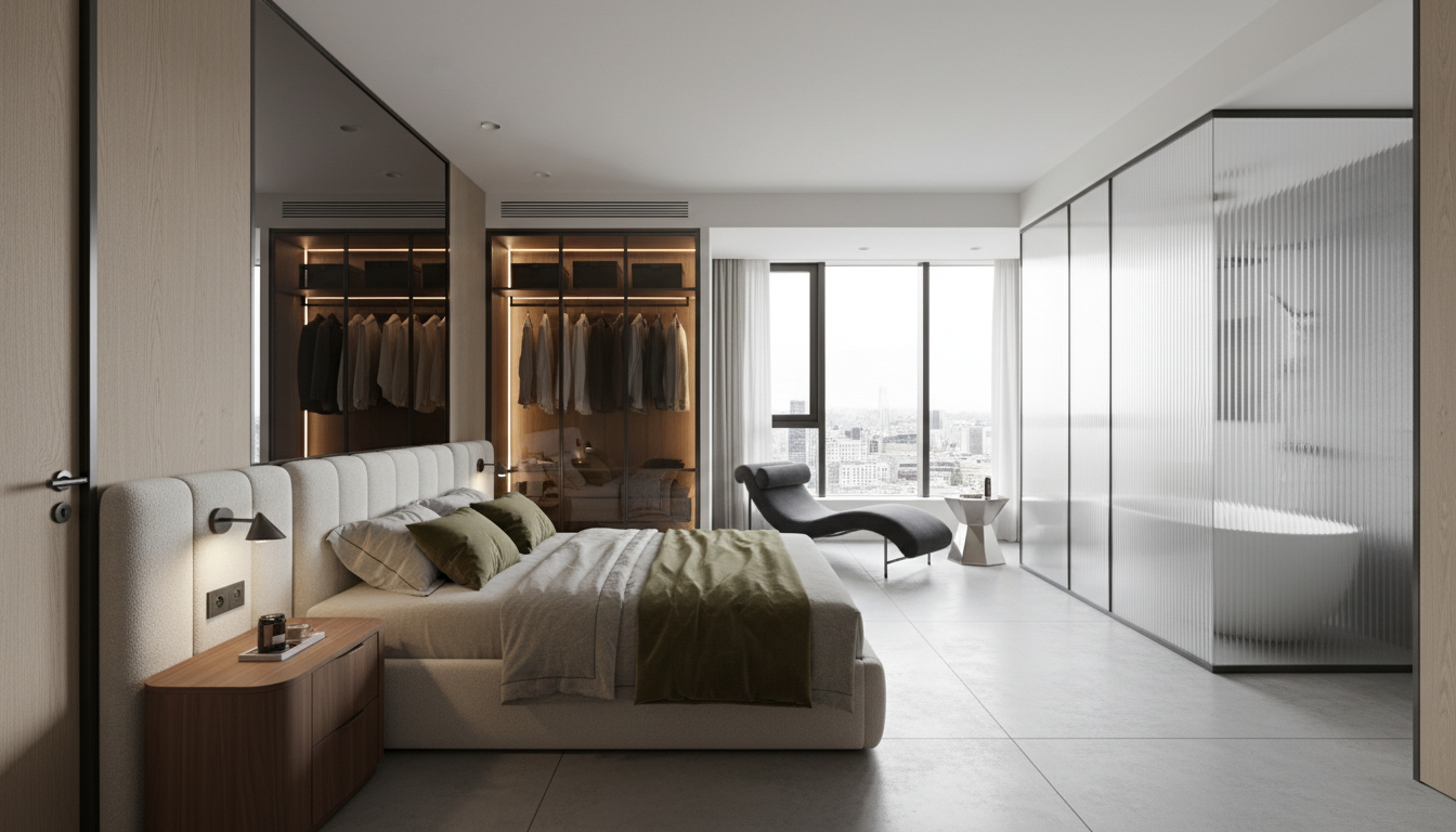 Render arquitectónico 3D de Refugio Sereno, estilo Contemporáneo — vista principal del proyecto | infografía D-LINIEX