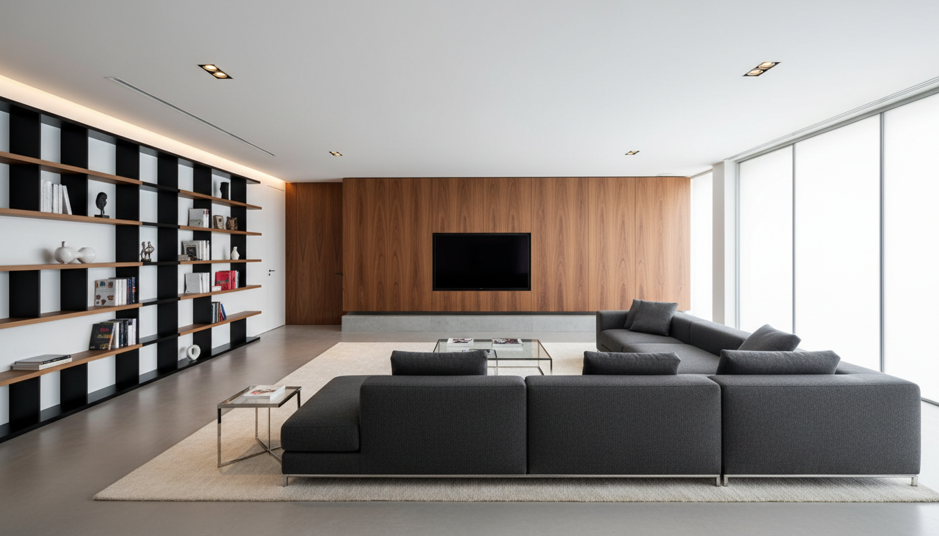 Render arquitectónico 3D de Salón Áurico, estilo Moderno — vista principal del proyecto | infografía D-LINIEX