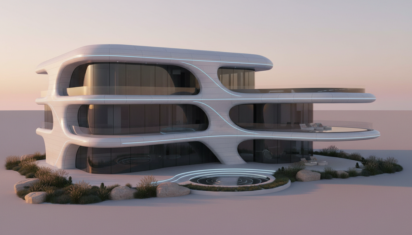 Render arquitectònic fotorealista · D-LINIEX